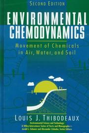 Cover of: Environmental chemodynamics by Louis J. Thibodeaux