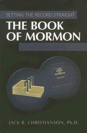 Cover of: The Book of Mormon: Setting the Record Straight