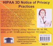 Cover of: HIPAA 3D Notice of Privacy Practices