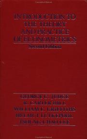 Cover of: Introduction to the theory and practice of econometrics
