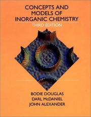 Concepts and models of inorganic chemistry by Bodie Eugene Douglas