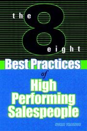 The eight best practices of high-performing salespeople