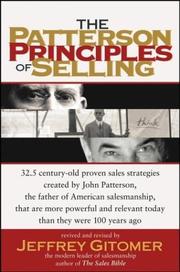 Cover of: The Patterson Principles of Selling