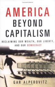Cover of: America Beyond Capitalism