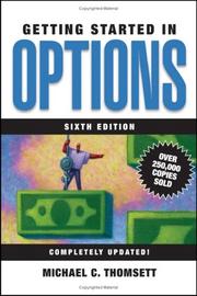 Cover of: Getting Started in Options (Getting Started In.....) by Michael C. Thomsett