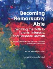 Cover of: Becoming Remarkably Able by Jackie, Ph.d. Marquette