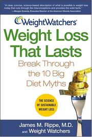 Cover of: Weight Watchers Weight Loss That Lasts by James M. Rippe