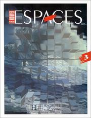 Cover of: Le nouvel espace, niveau 3, livre de l'élève