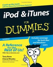 iPod & iTunes for dummies