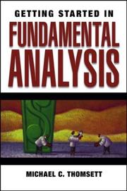 Cover of: Getting started in fundamental analysis