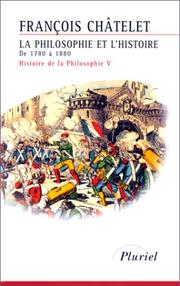 Cover of: La philosophie et l'Histoire
