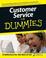 Cover of: Customer Service For Dummies (For Dummies (Business & Personal Finance))