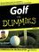 Cover of: Golf For Dummies (Golf for Dummies)