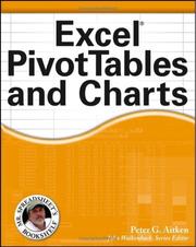 Cover of: Excel PivotTables and charts