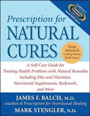 Cover of: Prescription for Natural Cures