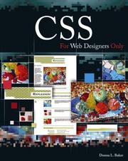 Cover of: CSS For Web Designers Only