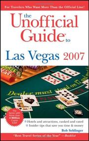 Cover of: The Unofficial Guide to Las Vegas 2007 (Unofficial Guides)
