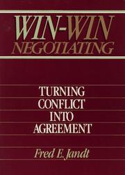Cover of: Win-Win Negotiating: Turning Conflict Into Agreement