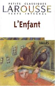 Cover of: L'enfant