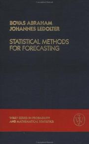 Statistical methods for forecasting