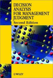 Decision analysis for management judgement