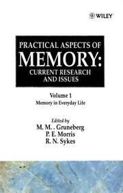 Practical aspects of memory : current research and issues