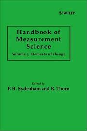 Handbook of measurement science. Vol.3, Elements of change