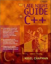 Cover of: The late night guide to C++