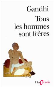 Cover of: Tous les hommes sont frères