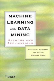 Machine learning and data mining : methods and applications