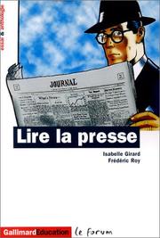 Cover of: Lire la presse