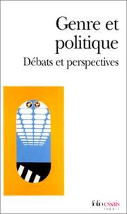 Cover of: Genre et politique. Débats et perspectives