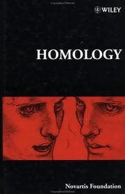 Cover of: Homology - No. 222
