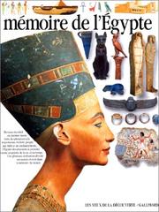 Cover of: Mémoire de l'Egypte by George Hart