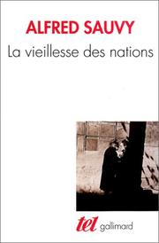 Cover of: Vieillesse des nations