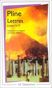 Cover of: Lettres : Livres I à X