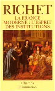 Cover of: La France moderne