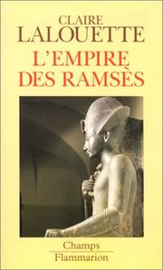 Cover of: L'empire des ramses