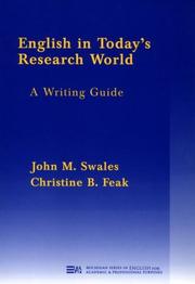 English in today's research world : a writing guide