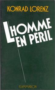 Cover of: L'homme en péril