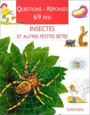 Cover of: Insectes et autres petites bêtes