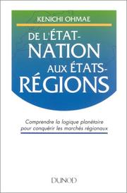 Cover of: De l'Etat-nation aux Etats-régions