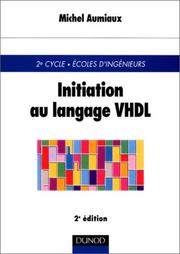 Cover of: Initiation au langage VHDL