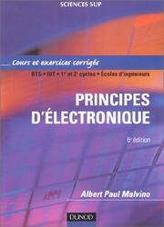 Cover of: Principes dÂÃ©lectronique, cours et exercices corrigÃ©s, 6e Ã©dition