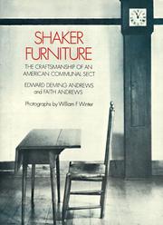 Cover of: Shaker furniture