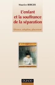 Cover of: L'enfant de la souffrance et de la séparation