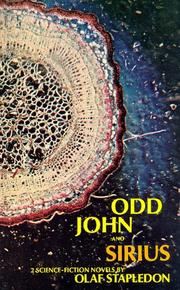 Cover of: Odd John & Sirius: two science-fiction novels.