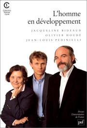 Cover of: L'Homme en développement