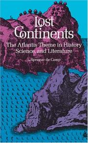 Cover of: Lost continents by L. Sprague De Camp