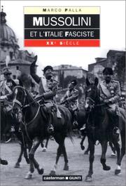 Cover of: Mussolini et l'Italie fasciste